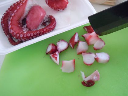 たこ焼き 調理過程1