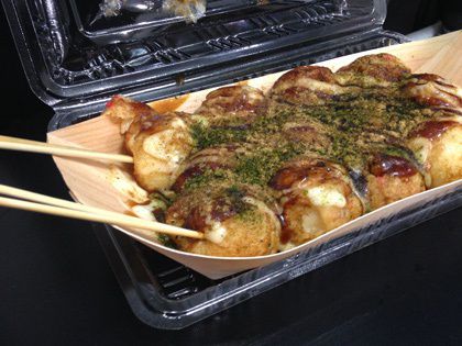 たこ焼き 盛り付け例